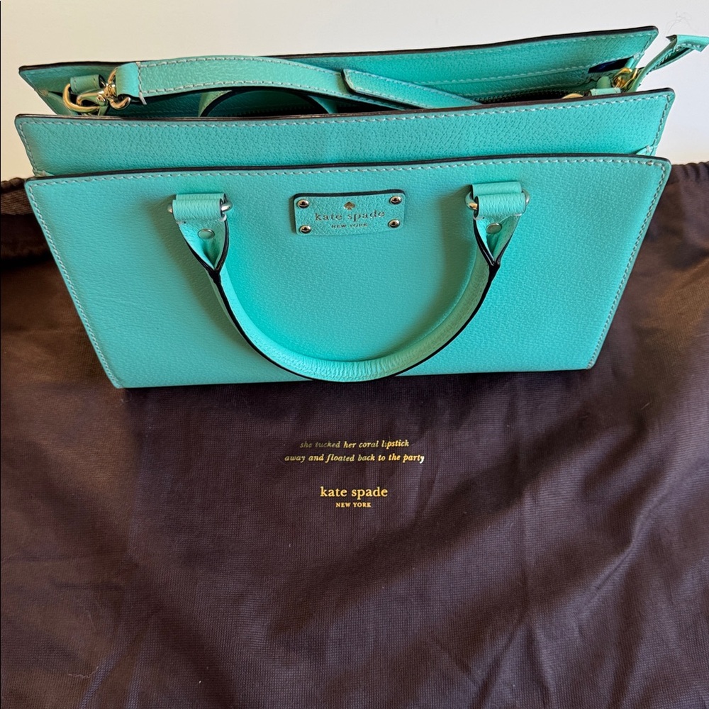 Kate Spade Wellesley Durham Leather Satchel Shoulder Bag - Picture 9 of 10